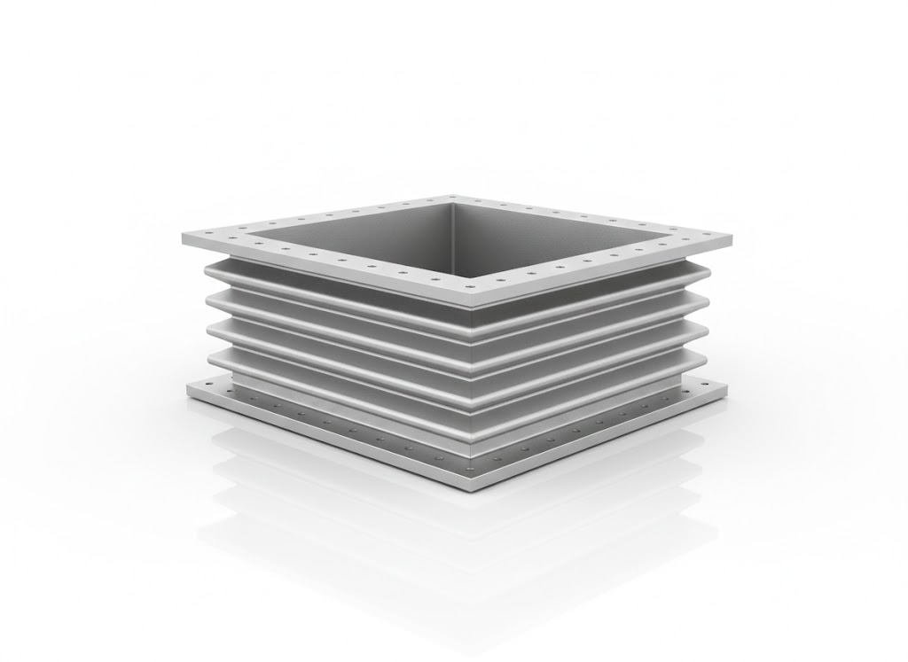 paslanmaz çelik dikdörtgen kompansatör